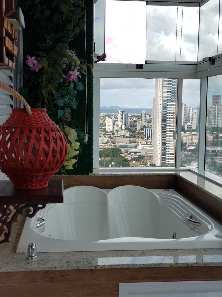 Banho de Lua - Jacuzzi com vista p/ Pq. Vaca Brava