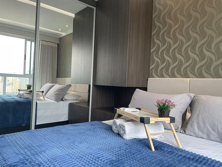 Harmonie | Jacuzzi com vista p/ Pq. Vaca Brava
