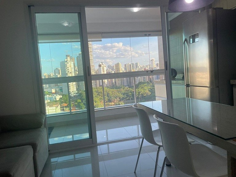1 Qt.| 2 Hósp. | Jacuzzi na varanda | Linda vista