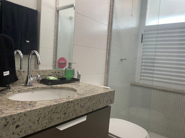 1 Qts.| 2 Hósp. | Jacuzzi na varanda | Linda vista