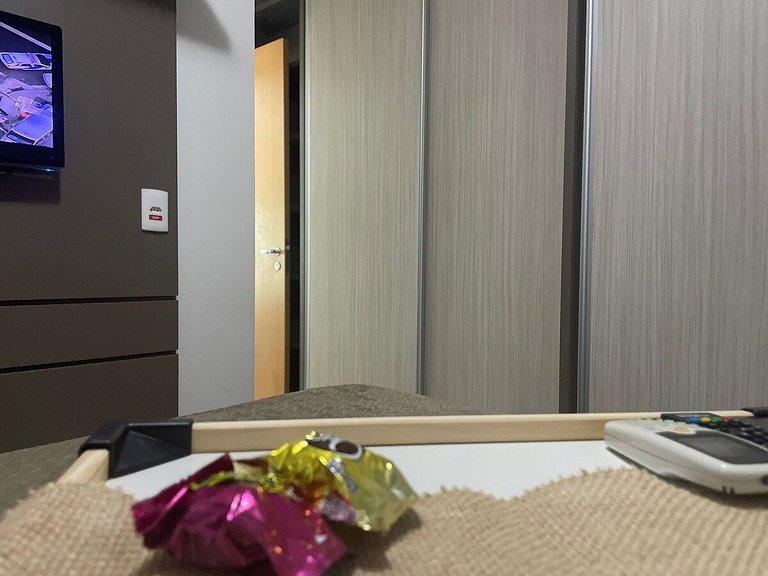 1 Qt.| 2 Hósp. | Banheira privativa | Linda vista