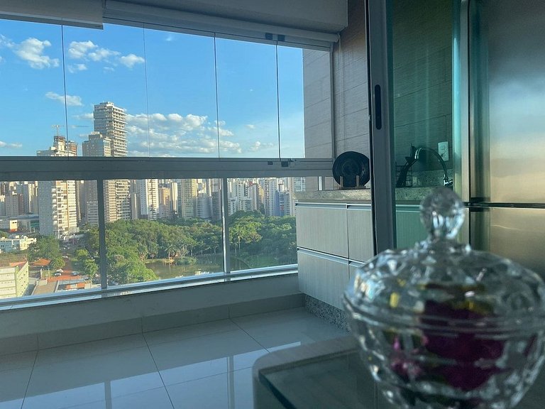 1 Qts.| 2 Hósp. | Jacuzzi na varanda | Linda vista