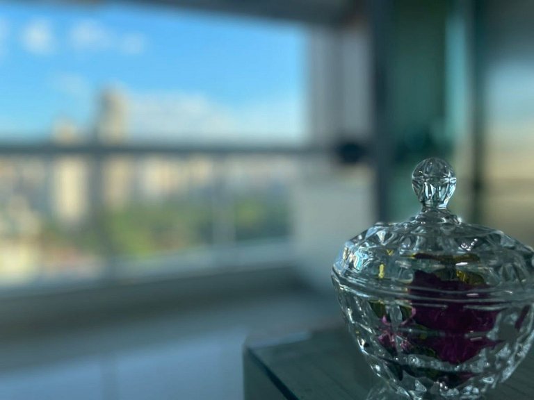 1 Qts.| 2 Hósp. | Jacuzzi na varanda | Linda vista