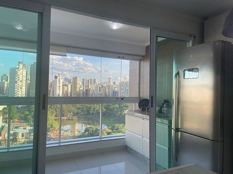 1 Qts.| 2 Hósp. | Jacuzzi na varanda | Linda vista