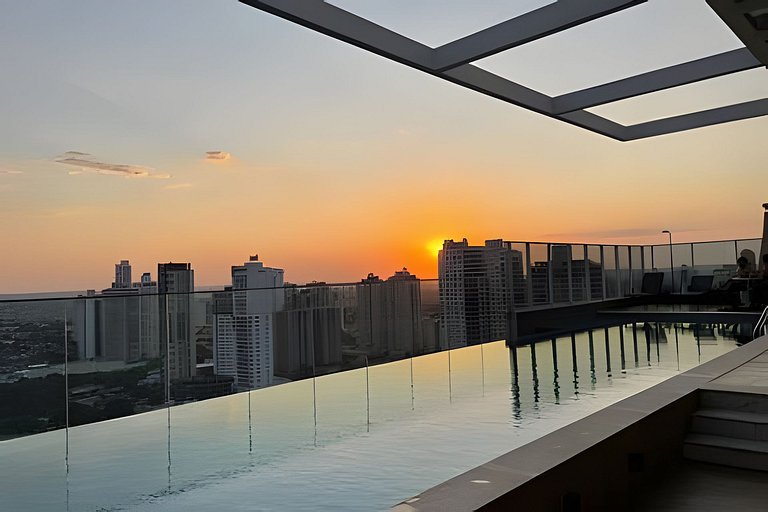 Duplex | Goiânia Shopping | Piscina Borda Infinita | Vista