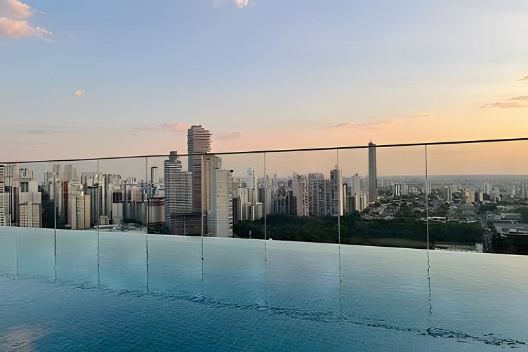 Duplex | Goiânia Shopping | Piscina Borda Infinita | Vista