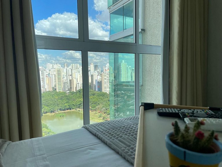 1 Qts.| 2 Hósp. | Jacuzzi na varanda | Linda vista