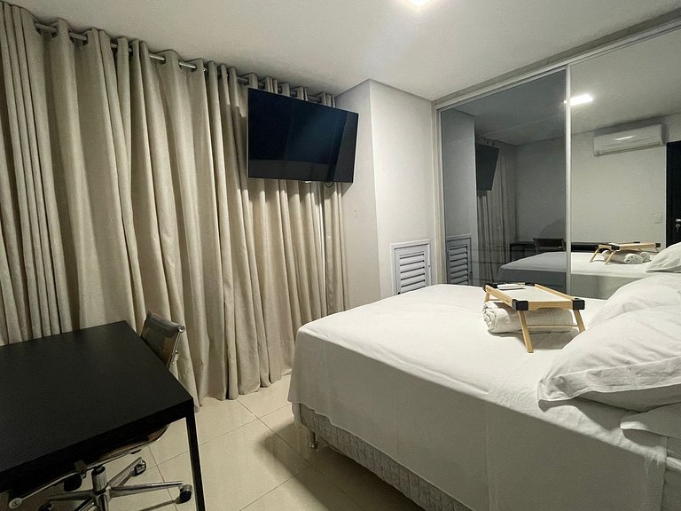 Flat Moderno | Andar Alto | Piscina | A 100m do Goiânia Shop