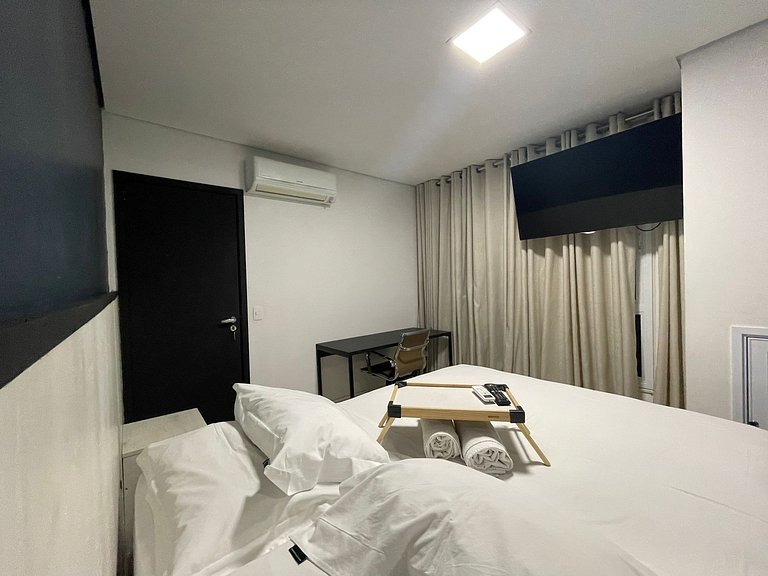 Flat Moderno | Andar Alto | Piscina | A 100m do Goiânia Shop