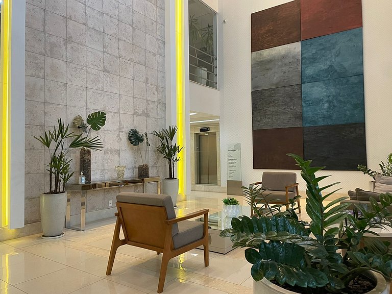 Flat Moderno | Andar Alto | Piscina | A 100m do Goiânia Shop