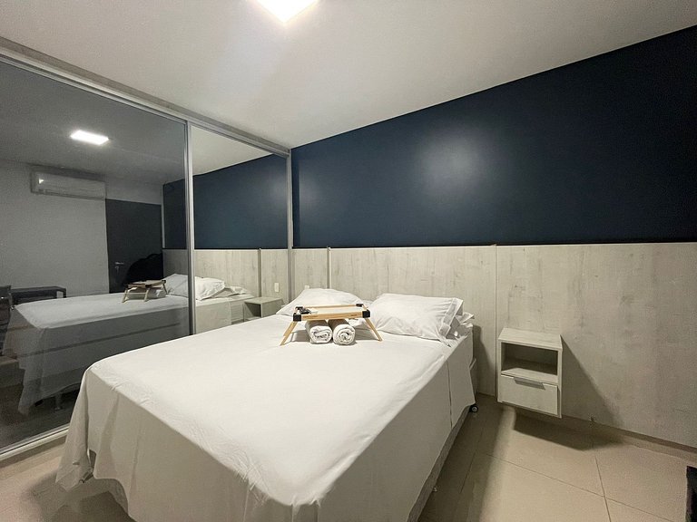 Flat Moderno | Andar Alto | Piscina | A 100m do Goiânia Shop
