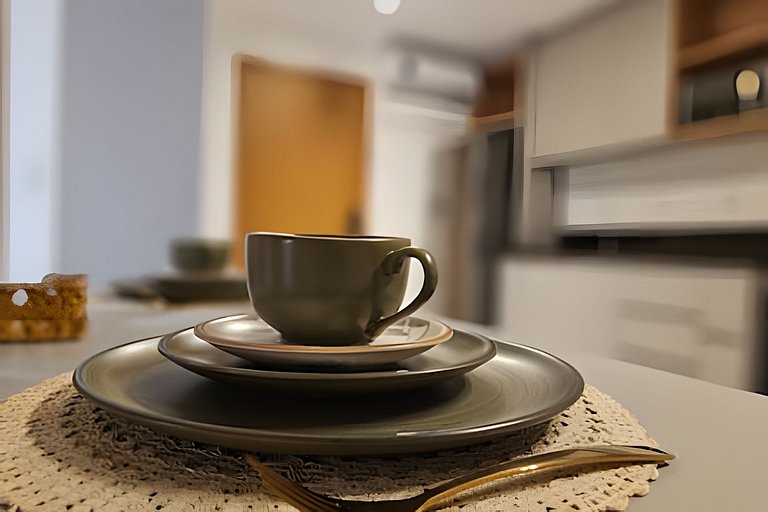Flat Moderno | Ampla Varanda | Tai Residencias