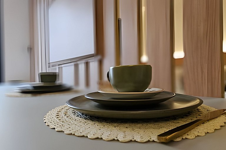Flat Moderno | Ampla Varanda | Tai Residencias