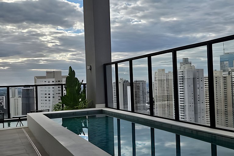 Flat Moderno | Ampla Varanda | Tai Residencias