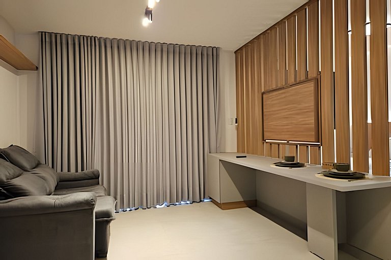 Flat Moderno | Ampla Varanda | Tai Residencias