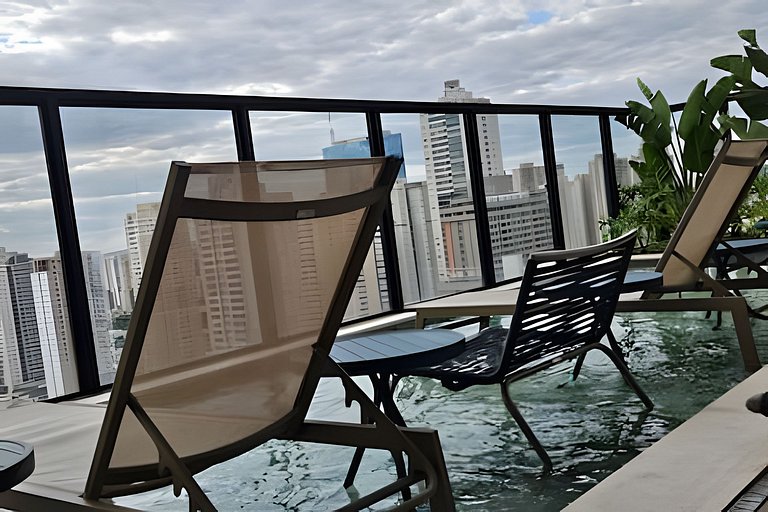 Flat Moderno | Ampla Varanda | Tai Residencias