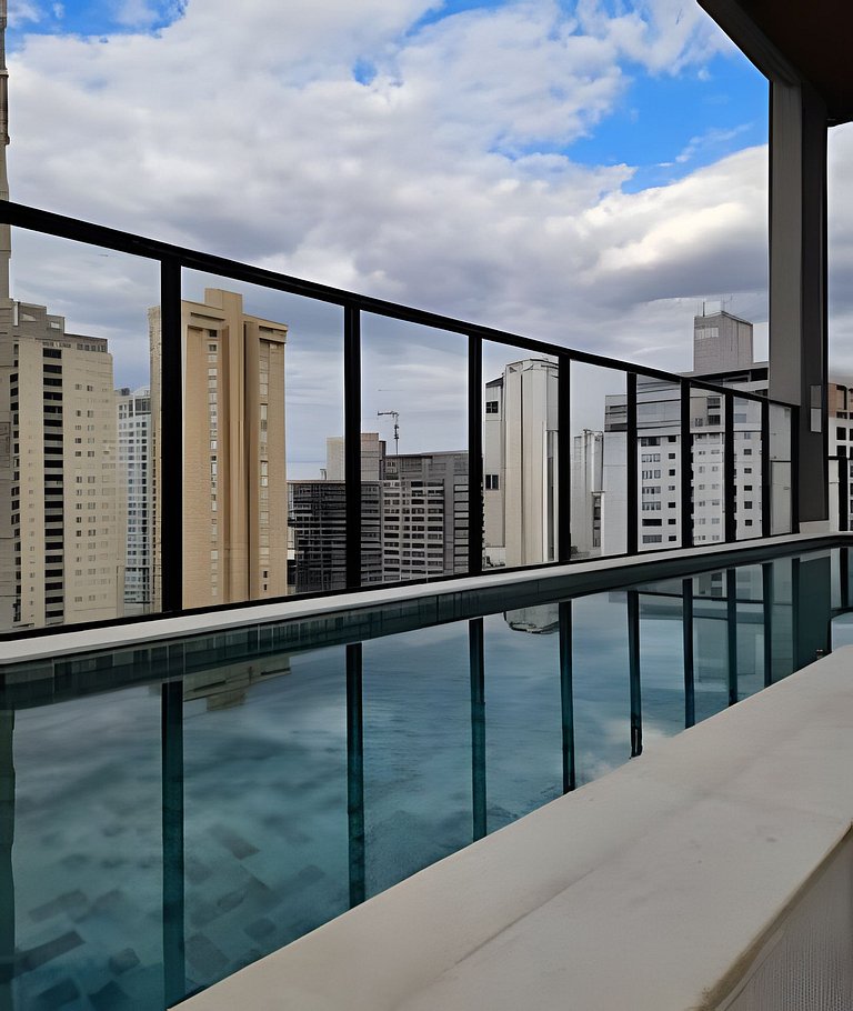 Flat Moderno | Ampla Varanda | Tai Residencias
