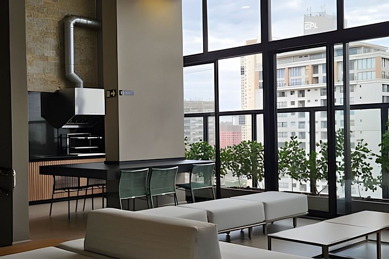 Flat Moderno | Ampla Varanda | Tai Residencias