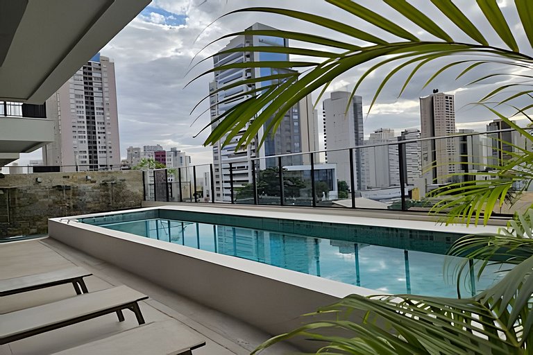Flat Moderno | Ampla Varanda | Tai Residencias