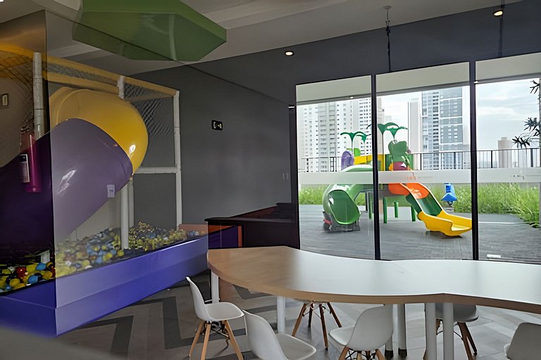 Flat Moderno | Ampla Varanda | Tai Residencias