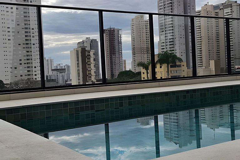 Flat Moderno | Ampla Varanda | Tai Residencias