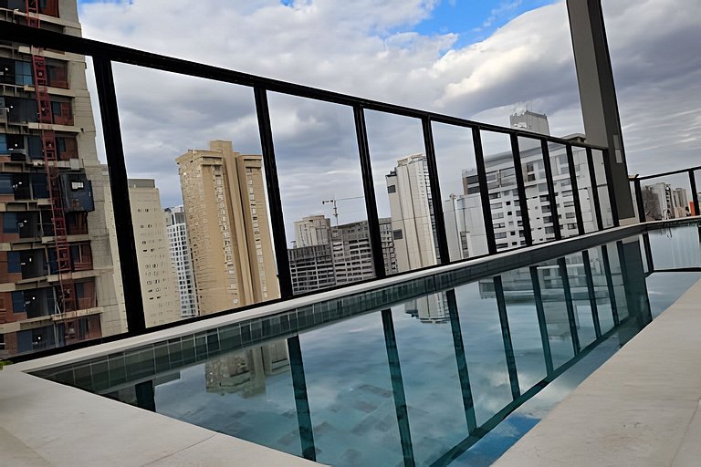 Flat Moderno | Ampla Varanda | Tai Residencias