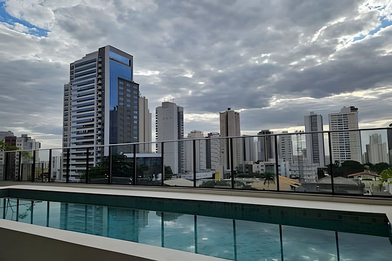 Flat Moderno | Ampla Varanda | Tai Residencias