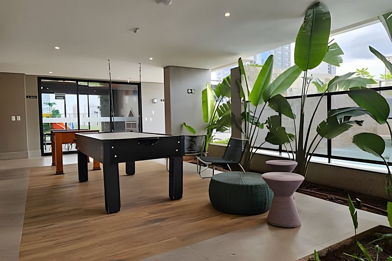 Flat Moderno | Ampla Varanda | Tai Residencias