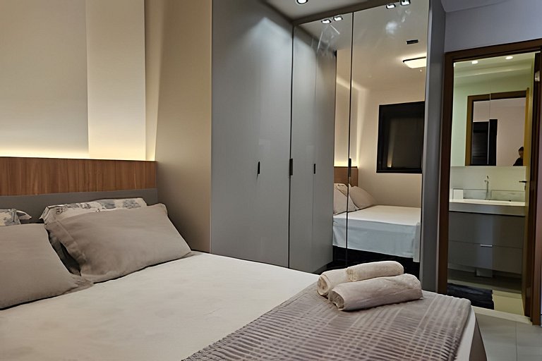 Flat Moderno | Ampla Varanda | Tai Residencias