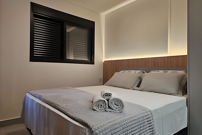 Flat Moderno | Ampla Varanda | Tai Residencias