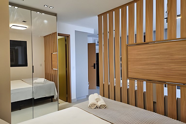 Flat Moderno | Ampla Varanda | Tai Residencias