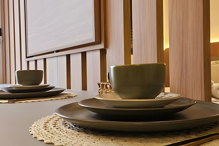 Flat Moderno | Ampla Varanda | Tai Residencias