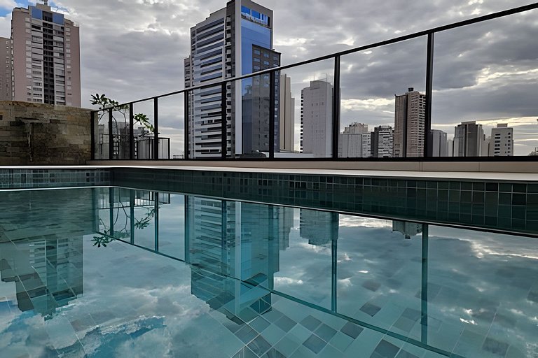 Flat Moderno | Ampla Varanda | Tai Residencias