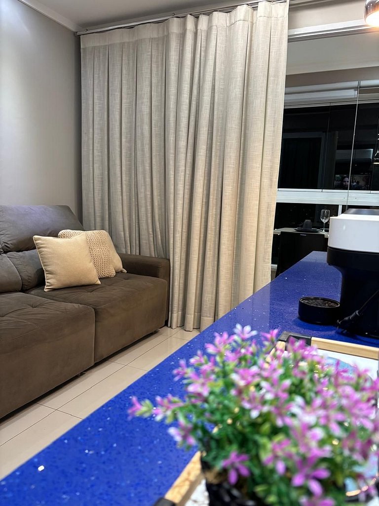 1 Qt.| 2 Hósp. | Banheira privativa | Linda vista