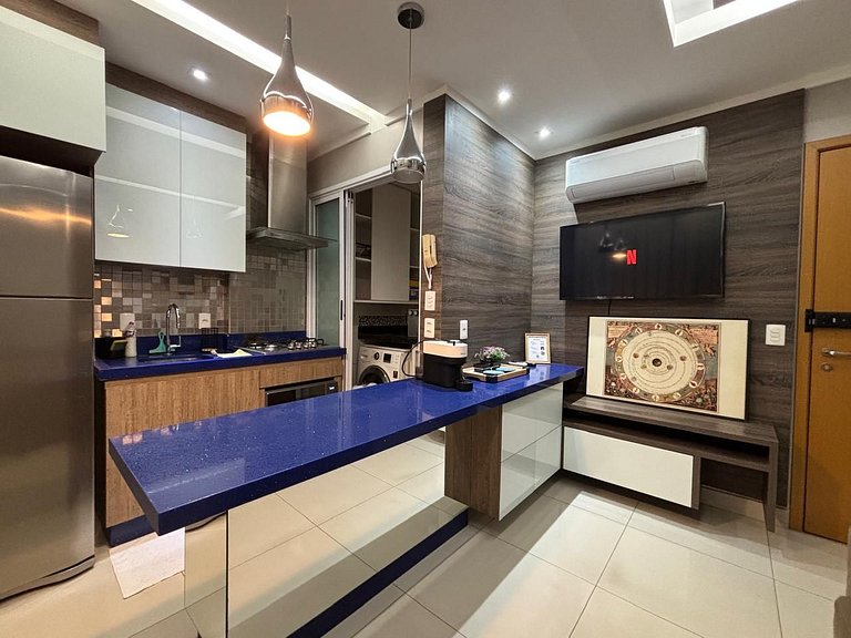 1 Qt.| 2 Hósp. | Banheira privativa | Linda vista