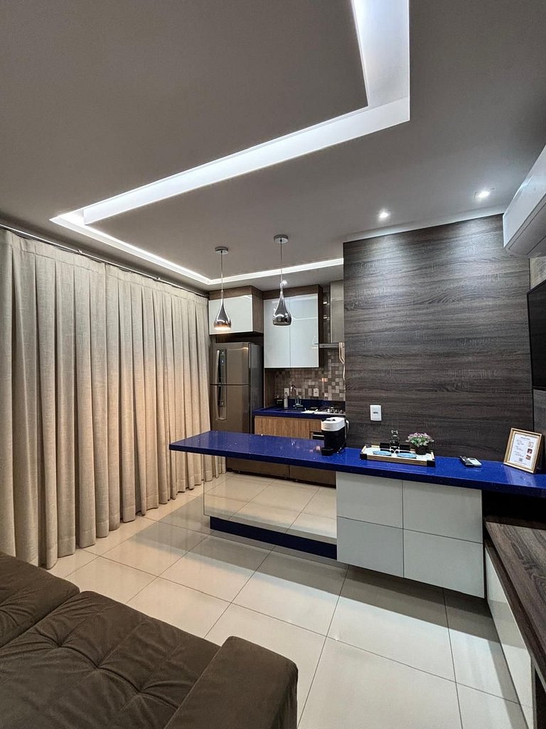 1 Qt.| 2 Hósp. | Banheira privativa | Linda vista