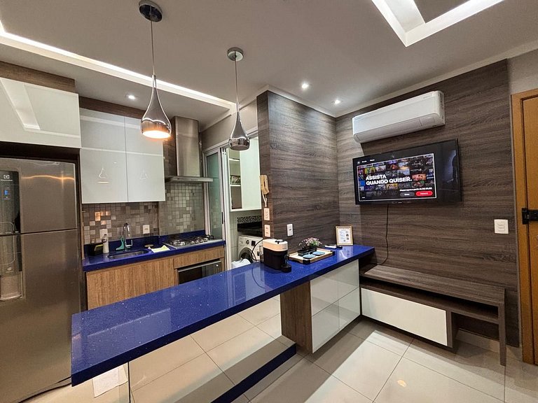 1 Qt.| 2 Hósp. | Banheira privativa | Linda vista