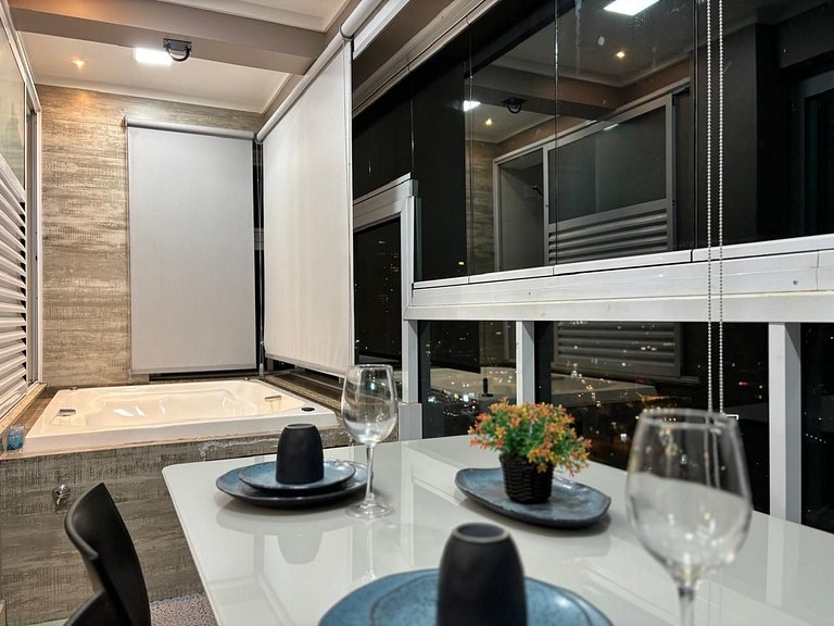 1 Qt.| 2 Hósp. | Banheira privativa | Linda vista