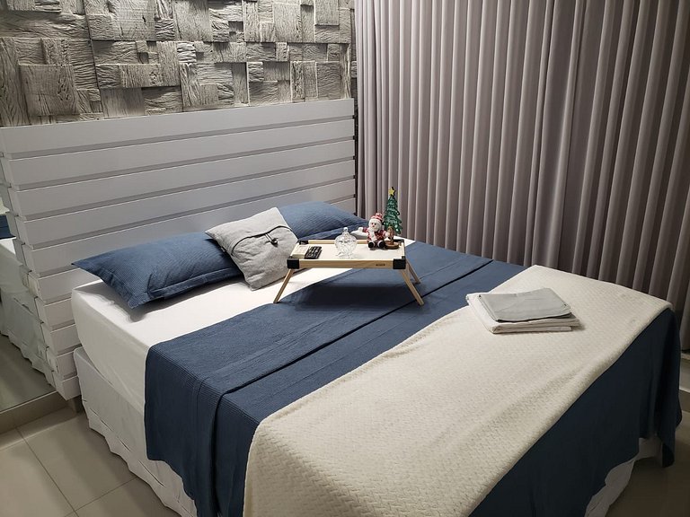 1 Qts.| 2 Hósp. | Linda vista| Ao lado do Shopping