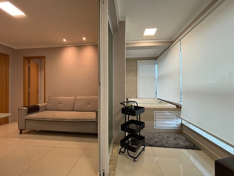 01 Qt.| 2 Hosp. | Linda Vista | Jacuzzi Privativa