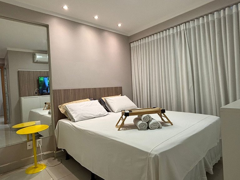 01 Qt.| 2 Hosp. | Linda Vista | Jacuzzi Privativa