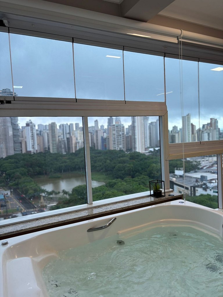 01 Qt.| 2 Hosp. | Linda Vista | Jacuzzi Privativa