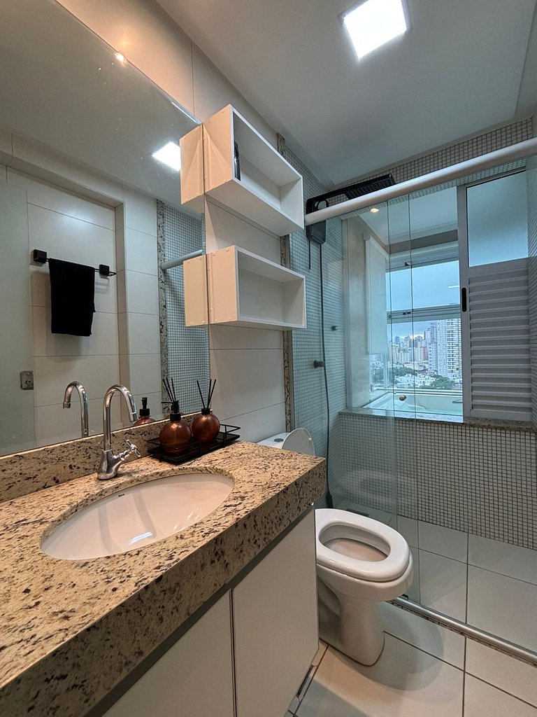 01 Qt.| 2 Hosp. | Linda Vista | Jacuzzi Privativa