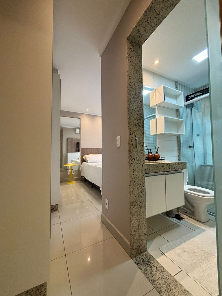 01 Qt.| 2 Hosp. | Linda Vista | Jacuzzi Privativa